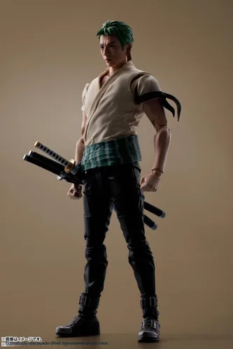 Vista 10 de TAMASHII NATIONS - Una serie de Netflix: One Piece - Figura de acción Roronoa Zoro S.H.Figuarts
