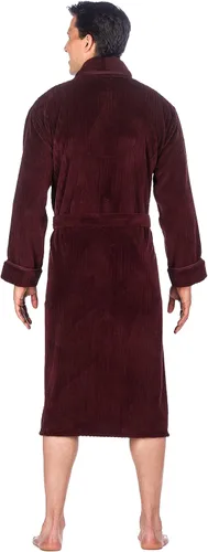 Vista 2 de Noble Mount Albornoz de felpa para hombre