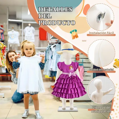 Vista 3 de DoubleFill - Maniquí para bebé de 1 año de edad, para niño pequeño