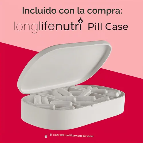 Vista 6 de LongLifeNutri Licopeno 50 mg, extracto de tomate natural, 180 cápsulas vegetales