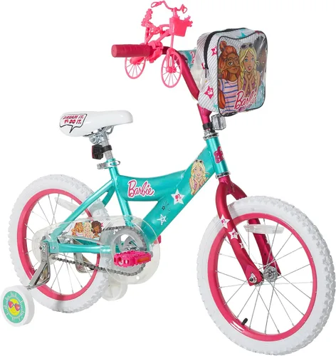 Vista 12 de Dynacraft Barbie 12, 16, 18-inch Girls' Bike for Kids Ages 3-9 Years - Fun and Stylish Design, Sturdy and Durable, Perfect for Kids Learning to