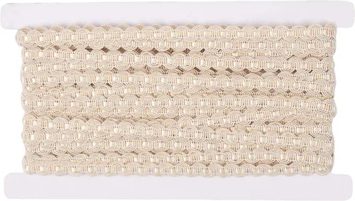 Vista 8 de PH PandaHall 15M (16 yardas) 1/2 pulgadas (0.551 in) patrón de curva de nailon para disfraz, manualidades, costura, joyería, fabricación de joyas