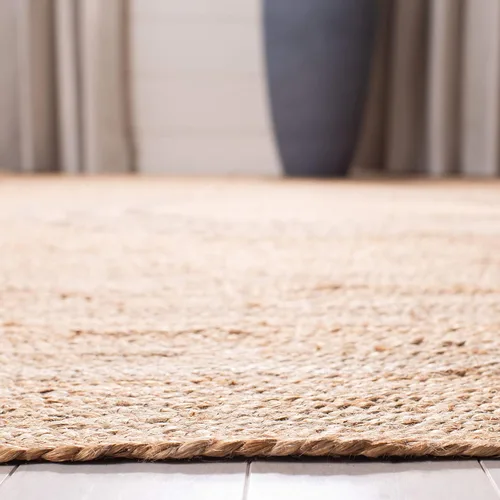 Vista 4 de SAFAVIEH Natural Fiber Collection - Alfombra de pasillo de 2 pies 6 pulgadas x 8 pies, beige, yute bohemio hecho a mano, ideal para zonas de alto