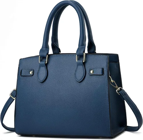 Vista 13 de Carteras y bolsos para mujer, bolso de mano de moda con asa superior