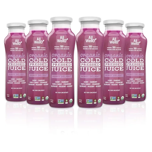 Vista 16 de ALLWELLO Bebidas orgánicas de jugo prensado en frío con frutas y verduras reales sin gluten, sin OMG, jugos saludables sin conservantes sin azúcar