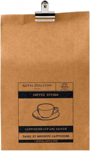 Vista 3 de Royal Doulton Coffee Studio - Juego de taza y platillo para capuchino