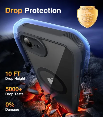 Vista 489 de DIACLARA - Funda transparente compatible con iPhone XR 6.1 pulgadas 2018