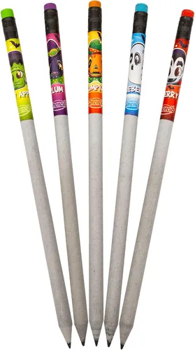 Vista 7 de Lápices de Halloween Smencils – Lápices perfumados gourmet patentados HB #2, 5 unidades, regalos para niños, suministros escolares, recompensas