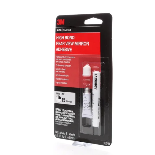 Vista 3 de 3MAdhesivo de espejo retrovisor de alta enlace, 08749, 0.02 fl oz