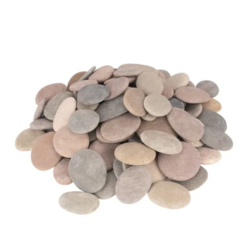 Vista 6 de [Aproximadamente 94 piezas – 100 piezas] (18 libras) Rocas para manualidades, Rocas para pintar, Rocas de río de 2.1"-3.5", Rocas planas, Rocas DIY