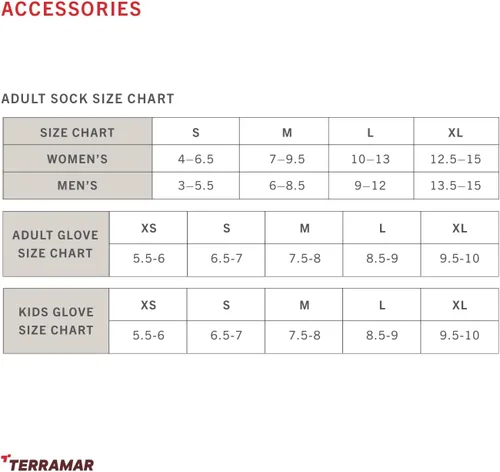 Vista 4 de Terramar Adult Thermasilk Hiking Sock, Liners Calf Sock, Pack liner
