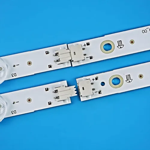 Vista 4 de Tiras LED (8) para TV Insignig 50" NS-50DF710NA19 NS-50DF710NA21 NS-50F301NA24 LB50091 V1_00 LC-50LB601U TPT500J1 TPT500U1-QVN03.U