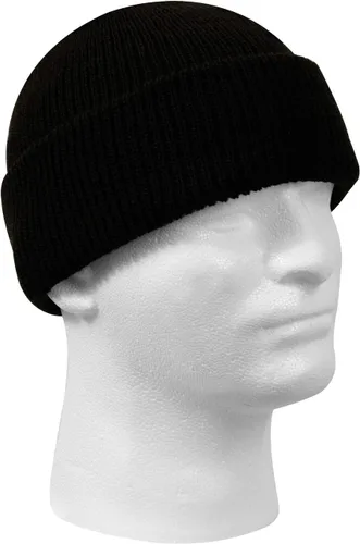 Vista 2 de Rothco Gorra de reloj de lana fabricada en Estados Unidos, protección para todo tipo de clima y gorro de estilo clásico
