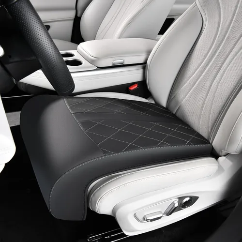 Vista 10 de Coverado Cojín de soporte extensor de patas de asiento de automóvil, cojín para asiento del conductor, soporte universal para patas de asiento