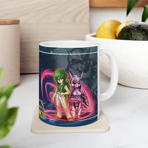 Vista 4 de Andromeda, Los Caballeros Del Zodiaco, Taza de cerámica 11Oz