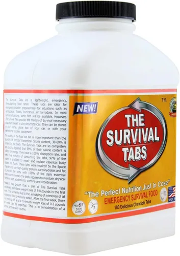 Vista 2 de Survival Tabs – Suministro de alimentos de emergencia – 15 días