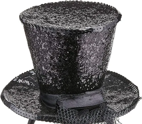 Vista 3 de Fever - Mini sombrero negro para mujer