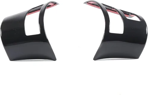 Vista 7 de PIUGILH Cubierta interior del marco del botón del coche para Corvette C6 Z06 ZR1 2005-2013 accesorios interiores, cubierta de decoración
