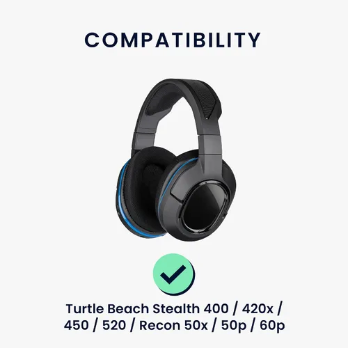 Vista 2 de kwmobile Micrófono compatible con Turtle Beach Stealth 400 420x 450520 Recon 50x 50p 60p - Micrófono de repuesto para auriculares
