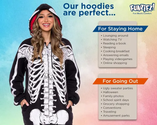 Vista 5 de Funziez! unisex-adult mens Hoodie