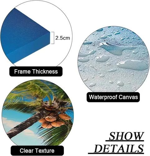 Vista 7 de Jiuqinghua Impresiones en lienzo personalizadas con fotos sobre lienzo, transforma tus fotos en impresionantes, arte de pared enmarcado