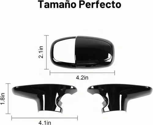 Vista 3 de CheroCar Funda para perilla de palanca de cambios Dodge Accesorios internos para Dodge Challenger Charger 2015-2022, para Dodge Durango 2018-2022
