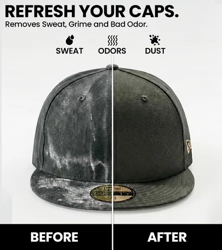 Vista 7 de EVEO Hat Cleaner for Baseball Caps - Hat Cleaning Kit Sweat Stain Remover & Deordorizer Hat Saver for Felt, Cowboy & Caps