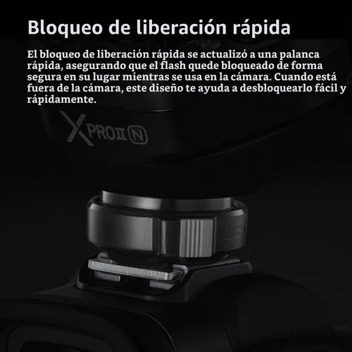 Vista 9 de Godox XProII XProII-N Disparador de flash inalámbrico para cámara Nikon, transmisor de flash inalámbrico 2.4G HSS 1/8000S, conexión Bluetooth