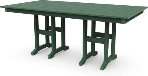 Vista 10 de POLYWOOD® Mesa de comedor Lakeside, gris pizarra Pizarra gris