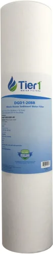 Vista 12 de Tier1 Filtro de agua de 5 micras de 20 x 4.5 pulgadas Cartucho de prefiltro de sedimentos de polipropileno hilado para toda la casa Reemplazo