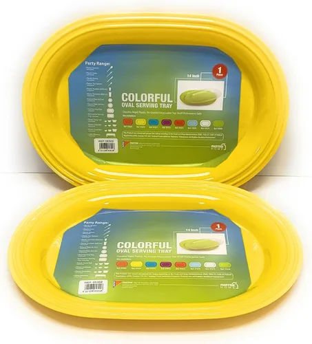 Vista 28 de Mintra Home - Platos reutilizables para servir (azul, cuadrado, 2 unidades (14 pulgadas)