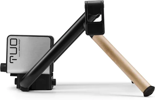 Vista 6 de Elite Tuo Entrenador interactivo con ruedas – Entrenador inteligente compacto con resistencia automática, conectividad ANT+/Bluetooth, simulación