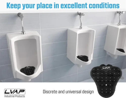 Vista 5 de LVAP Desodorante para Pantalla de Urinario (Paquete de 12) - Pastillas Anti-Salpicadura para Urinario, Desodorante para Inodoro, Pantallas