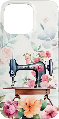 Vista 31 de Funda de costura floral vintage para máquina de coser iPhone 16