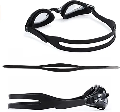Vista 2 de 2 piezas de repuesto de correa de silicona para máscara de buceo, accesorios universales de silicona flexible para gafas de natación, gafas