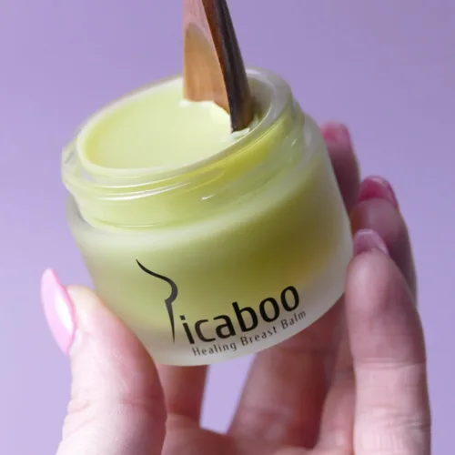 Vista 2 de Bálsamo Picaboo: Cuidado natural debajo del pecho para rozaduras y crema para sarpullido por calor para adultos de La Parea Wellness