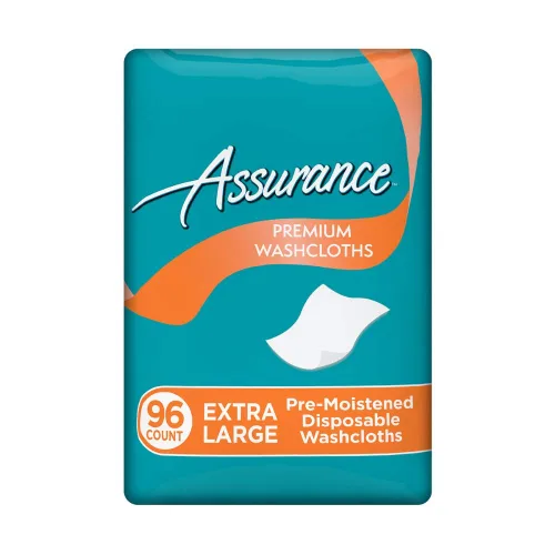 Vista 2 de Assurance Paños desechables de primera calidad, 96 unidades, paquete de 6