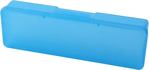Vista 5 de 4 contenedores de almacenamiento rectangulares transparentes (azul)