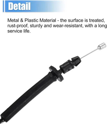 Vista 6 de uxcell Cable de liberación del pestillo del capó para Chevrolet Impala 2006-2013 para Buick LaCrosse 2005-2009 Cable de bloqueo de capó Reemplazar