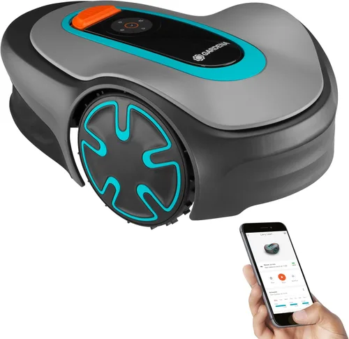 Vista 11 de GARDENA 15101-20 SILENO Life - Cortacésped robótico automático, con aplicación Bluetooth y cable delimitador, uno de los más silenciosos de su