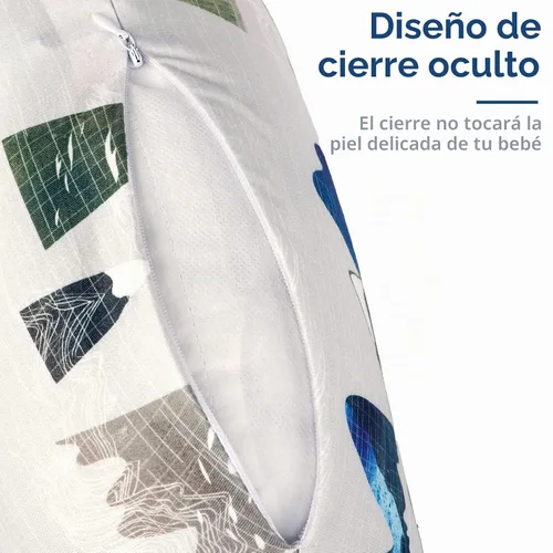Vista 5 de Funda para almohada de lactancia TANOFAR, funda de almohada de lactancia neutral para bebés niños y niñas, funda de almohada de lactancia ultra
