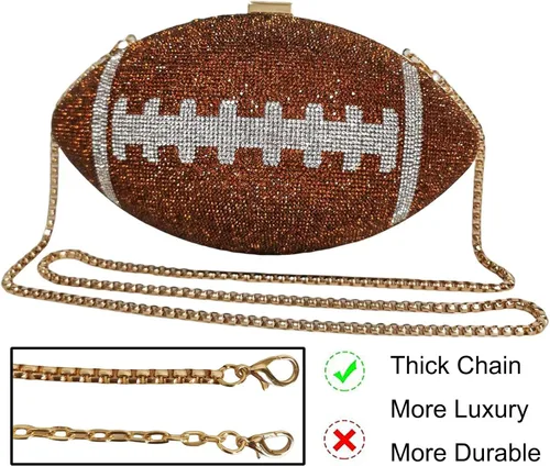 Vista 2 de Bolso cruzado de hombro con diamantes de imitación para mujer