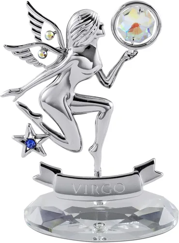 Vista 34 de CRYSTOCRAFT Regalo de sagitario, adorno de constelación con cristal austriaco, adorno de cristal de signo del zodiaco, colección de decoración