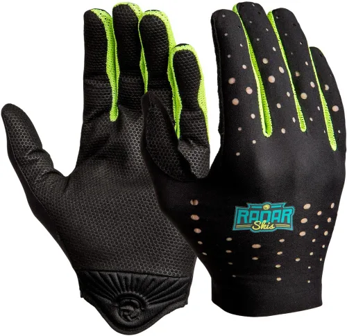 Vista 8 de Radar Men's Range Water Sports Gloves Amara Grip Palm, Perforated Nylon Backhand, Thumb Bumper Protection, Lightweight Stretch Fit Design