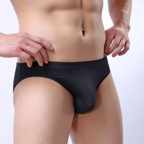 Vista 3 de WINDAY Calzoncillos de hombre Transpirable Hielo Seda Triángulo Bikinis y Escritos N04