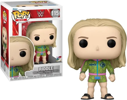 Vista 2 de POP WWE: Matt Riddle Funko Figura de vinilo (empaquetado con funda protectora de caja compatible), multicolor, 3.75 pulgadas