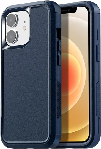 Vista 13 de AICase Funda resistente para iPhone 12/iPhone 12 Pro, protección de grado militar duradera de 3 capas apta para bolsillos, cubierta protectora a