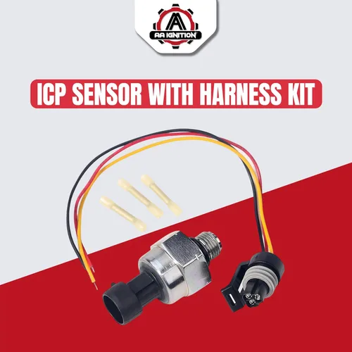 Vista 6 de Sensor ICP con kit de arnés, presión de control de inyección, compatible con vehículos Ford - 7.3 Powerstroke E350, F250, F-350 Super Duty