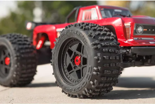 Vista 8 de ARRMA Camión RC Outcast 4X4 4S BLX 1/10 4WD Camión de acrobacias RTR (batería y cargador no incluidos), rojo, ARA4410V2T4