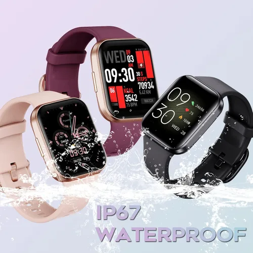 Vista 7 de Reloj inteligente para Android e iOS, rastreador de sueño, notificación de mensajes, impermeable, más de 100 diales, reloj inteligente, podómetro